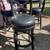 Distressed Solid wood black finished bar height table and four chairs 5 thumbnail