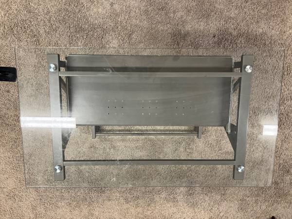 Glass top Computer Desk 1