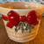 Christmas Planter Pot with Red Bow, Pine, and Berries or Mistletoe 4 thumbnail