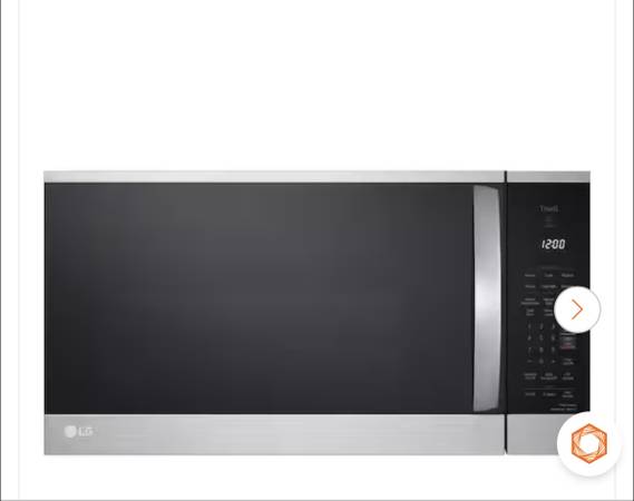 LG 5.8 cu. ft. Smart Wi-Fi Enabled Fan Convection Gas Single Oven Rang 1
