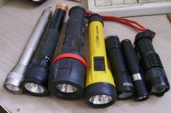 Assorted Flashlights - Lot of 7 1