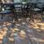 Wrought iron look cast aluminum high end outdoor patio set table and c 3 thumbnail