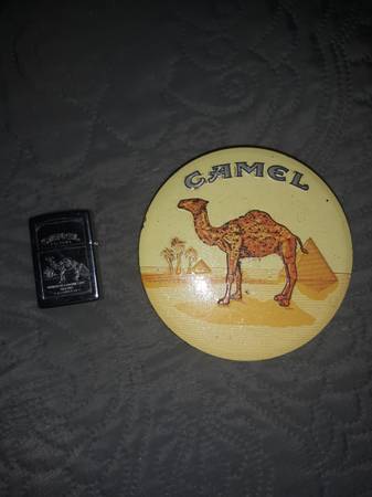 Camel zippo and can 1
