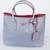 PRADA Saffiano Leather Double Tote  Violet blue 1 thumbnail
