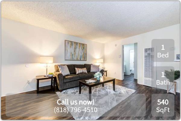 $1,795 / 1br - 540ft2 - 1 bed 1 bath ready to view now! Visit our community today! (Sherman Oaks)63953218232322122