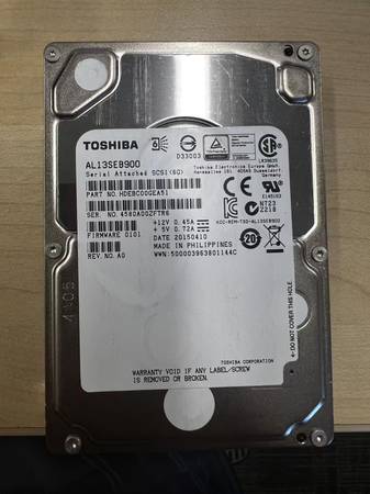 Toshiba AL13SEB900 900GB Enterprise Hard Drive 1