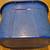 LARGE BLUE PLASTIC  BIN WITH ROPE HANDLES 3 thumbnail