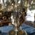 Antique Crystal Lamp -Tall, Huge Prisms, Nice Color, Hollywood Regency 6 thumbnail