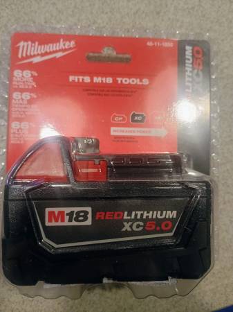 NEW Milwaukee M18 & M12 Batteries – FORGE 8.0, XC5.0, XC4.0 – Sealed 1
