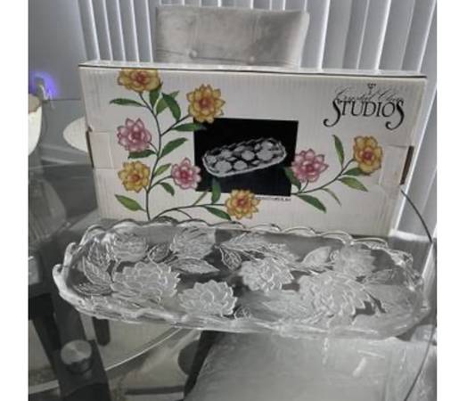 Crystal Serving Plate 1