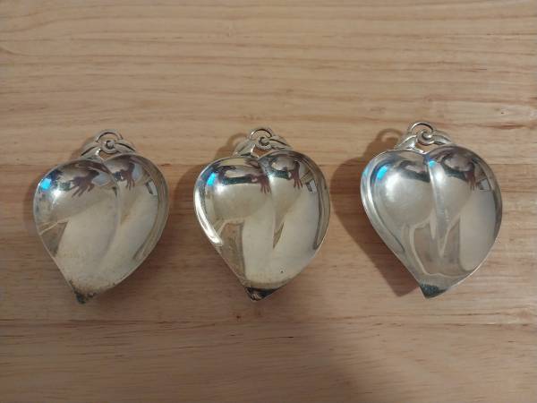 3 Tiffany & Co. Sterling Silver Leaf Dishes 1