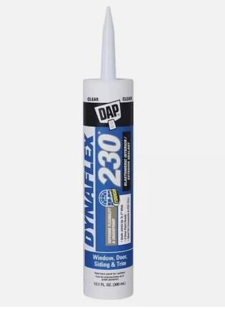 NEW 6 Pack of 10.1 oz Dap 18305 Dynaflex 230 Clear Premium Window, Doo 1
