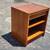 Vintage teak night stand one drawer 2 thumbnail