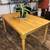 Solid Wood Farmhouse Dining Table – Seats 6 (Table Only, No Chairs) 3 thumbnail