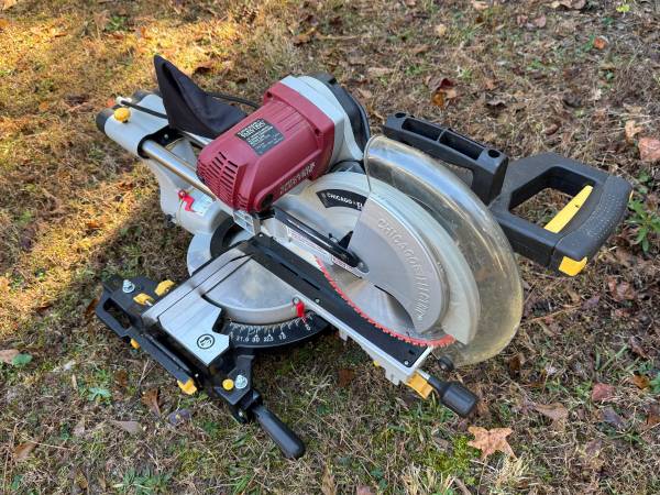 12” sliding compound miter saw 1