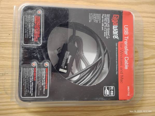 USB Transfer Cable 1