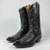 TONY LAMA DARK BROWN SMOOTH OSTRICH COWBOY BOOTS  WOMENS SIZE 11.5 B E 1 thumbnail