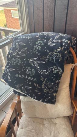 Dark Blue Blanket 1