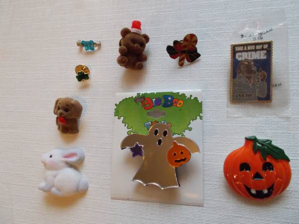 Decorative Pins (REDUCED PRICE:  All 9 Pins for $5.00) 1