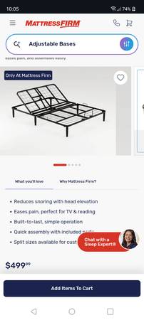 King Size Adjustable Base 1