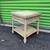 Vintage real wicker end table 2 thumbnail