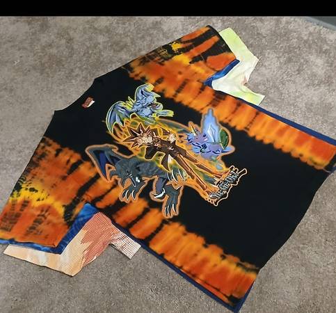 Vintage 90's Kazuki Takahashi Yugioh Anime Shirt - Size Youth XL , Men 1