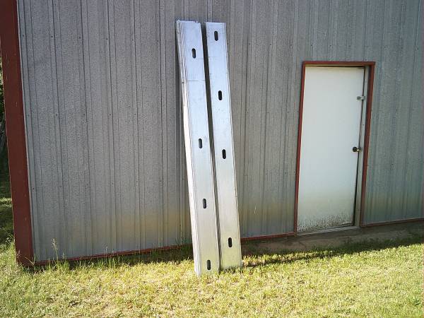 8 - 8" x 2" structural steel studs, 101.5" long 1