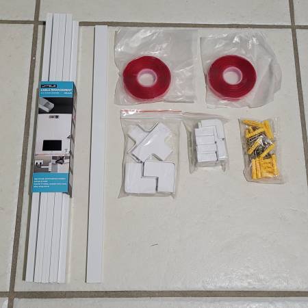 Wall cable management / hide kit / bundle 1