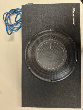 Pioneer TS-D10LB/XIUM subwoofer & box - $75