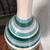 Massive mid century modern Tuscan table lamp, striped stunning 6 thumbnail
