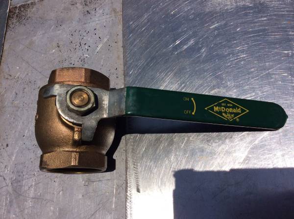 McDonald Brass Valve 1