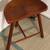 Rare MCM Vintage Danish Hand Carved Teak Milking Stool 5 thumbnail