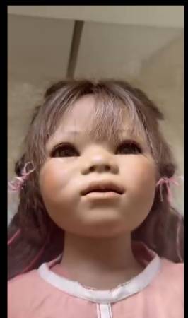 Beautiful Annette Himstedt "Munira from Hungary" vinyl doll from the highly coll 1