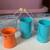 Miniature Metal Containers and Light Blue Wire Baskets 4 thumbnail
