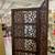 Carved Wooden Mid-Century Asian Folding Screen. 10 thumbnail