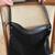 Anne Klein Black Suede Shoulder Bag 1 thumbnail
