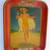 Authentic Coca Cola 1937 Metal Tray 'Model Running on Beach' 2 thumbnail