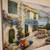 Beautiful 40 x 60 Hand Painted Canvas Oil Painting Mediterranean Coastal Scene 4 thumbnail