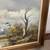 Mantle-Sized N. McGreen Wildlife Ducks in Flight Framed Oil Painting 6 thumbnail