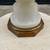 Mid-Century Modern Sculpted Marble Table Lamp with Gold Leaf Base, c.1 9 thumbnail