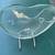 Heart shaped Glass Or Betta Fish Bowl Vase with Stand 6 thumbnail