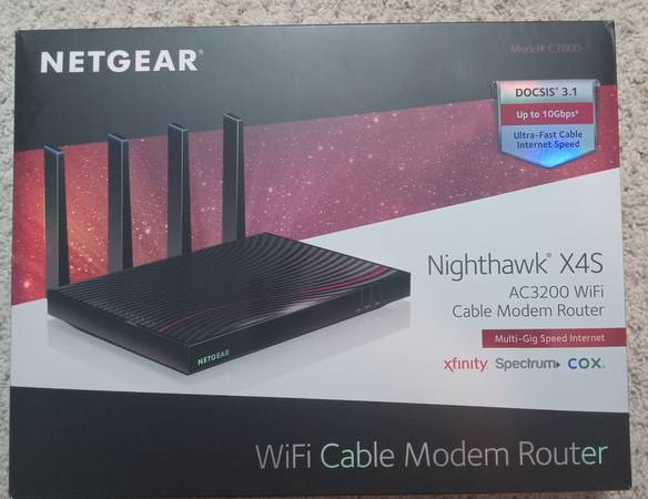 NETGEAR CABLE MODEM/ROUTER 1