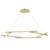 MODERN FORMS Metric 28” LED Chandelier | PD-43728 Brushed Brass 1 thumbnail
