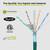 TRUE CABLE Cat6A Shielded Riser 1000 Role (800ft) 1 thumbnail