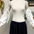 Blue Plaid Wool Civil War/Renaissance Dress (Skirt & Top) - Size M-L 12 thumbnail