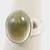Vintage Solid Sterling Silver Prehnite Statement Ring - Size 5.5 (9.3g 1 thumbnail