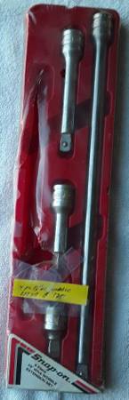 NEW Snap-on 1/2" Drive Wobble Extension Set 1