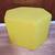 Blu Dot Hecks Ottoman Hexagonal Pouf in Citron Vesper Felt 1 thumbnail