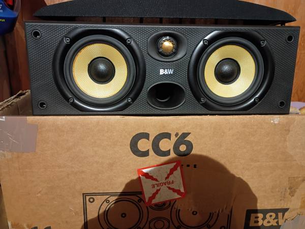 B&W CC6 Loudspeaker Center Chanel 120W 8ohm Brand New In Box. 1
