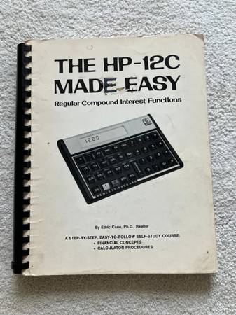 The HP=12C Made Easy 1